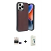 MARSİLYAN™- iPhone 14 Pro Max Kılıf Kıvılcım Işık Serisi - Şeffaf Pasifik Cam Ekran Koruyucu + Bilvis Titan Kamera Lens - SH