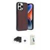 MARSİLYAN™- iPhone 14 Pro Max Kılıf Kıvılcım Işık Serisi - Şeffaf Pasifik Cam Ekran Koruyucu + Raze Metal Kamera Lens - GS