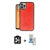 MARSİLYAN™- iPhone 14 Pro Max Kılıf Kıvılcım Işık Serisi - Şeffaf Royal Nano Ekran Koruyucu + PVD Metal Kamera Lens - TU