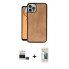 MARSİLYAN™- iPhone 14 Pro Max Kılıf Kıvılcım Işık Serisi - Siyah 6D Mat Seramik Hayalet Nano Ekran Koruyucu + Bilvis Titan Kamera Lens - GS