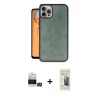 MARSİLYAN™- iPhone 14 Pro Max Kılıf Kıvılcım Işık Serisi - Siyah 6D Mat Seramik Hayalet Nano Ekran Koruyucu + Bilvis Titan Kamera Lens - GS