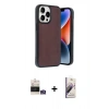 MARSİLYAN™- iPhone 14 Pro Max Kılıf Kıvılcım Işık Serisi - Siyah Bilvis 3D Mat Cam Ekran Koruyucu + Bilvis Titan Kamera Lens - GS