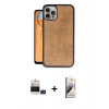 MARSİLYAN™- iPhone 14 Pro Max Kılıf Kıvılcım Işık Serisi - Siyah Bilvis 3D Mat Cam Ekran Koruyucu + Bilvis Titan Kamera Lens - DNMR