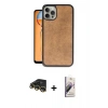 MARSİLYAN™- iPhone 14 Pro Max Kılıf Kıvılcım Işık Serisi - Siyah Bilvis 3D Mat Cam Ekran Koruyucu + Raze Metal Kamera Lens - GD