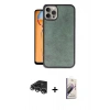 MARSİLYAN™- iPhone 14 Pro Max Kılıf Kıvılcım Işık Serisi - Siyah Bilvis 3D Mat Cam Ekran Koruyucu + Raze Metal Kamera Lens - GS