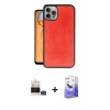 MARSİLYAN™- iPhone 14 Pro Max Kılıf Kıvılcım Işık Serisi - Siyah Bilvis 5in1 5D Magic Hayalet Cam Ekran Koruyucu + Bilvis Titan Kamera Lens - GS