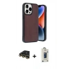 MARSİLYAN™- iPhone 14 Pro Max Kılıf Kıvılcım Işık Serisi - Siyah Bilvis Hayalet Cam Ekran Koruyucu + Raze Metal Kamera Lens - GD