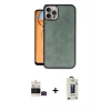 MARSİLYAN™- iPhone 14 Pro Max Kılıf Kıvılcım Işık Serisi - Siyah Bilvis Hayalet Cam Ekran Koruyucu + Bilvis Titan Kamera Lens - SH