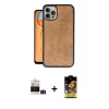 MARSİLYAN™- iPhone 14 Pro Max Kılıf Kıvılcım Işık Serisi - Siyah Buffer Cam Ekran Koruyucu + Bilvis Titan Kamera Lens - DNMR