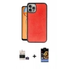 MARSİLYAN™- iPhone 14 Pro Max Kılıf Kıvılcım Işık Serisi - Siyah Buffer Hayalet Cam Ekran Koruyucu + Bilvis Titan Kamera Lens - GD