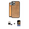 MARSİLYAN™- iPhone 14 Pro Max Kılıf Kıvılcım Işık Serisi - Siyah Buffer Hayalet Cam Ekran Koruyucu + Bilvis Titan Kamera Lens - GD