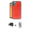 MARSİLYAN™- iPhone 14 Pro Max Kılıf Kıvılcım Işık Serisi - Siyah Joko 5D Cam + Gümüş Raze Metal Kamera Lens