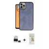 MARSİLYAN™- iPhone 14 Pro Max Kılıf Kıvılcım Işık Serisi - Siyah Mat Seramik Nano Ekran Koruyucu + Bilvis Titan Kamera Lens - DNMR