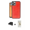 MARSİLYAN™- iPhone 14 Pro Max Kılıf Kıvılcım Işık Serisi - Siyah Mat Seramik Nano Ekran Koruyucu + Raze Metal Kamera Lens - GS