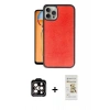 MARSİLYAN™- iPhone 14 Pro Max Kılıf Kıvılcım Işık Serisi - Siyah Mat Seramik Nano Ekran Koruyucu + PVD Metal Kamera Lens - TU