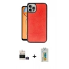 MARSİLYAN™- iPhone 14 Pro Max Kılıf Kıvılcım Işık Serisi - Siyah Polymer Nano Ekran Koruyucu + Bilvis Titan Kamera Lens - GD