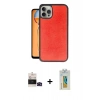 MARSİLYAN™- iPhone 14 Pro Max Kılıf Kıvılcım Işık Serisi - Siyah Polymer Nano Ekran Koruyucu + Bilvis Titan Kamera Lens - SH