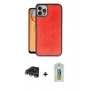 MARSİLYAN™- iPhone 14 Pro Max Kılıf Kıvılcım Işık Serisi - Siyah Polymer Nano Ekran Koruyucu + Raze Metal Kamera Lens - GS