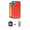 MARSİLYAN™- iPhone 14 Pro Max Kılıf Kıvılcım Işık Serisi - Siyah Polymer Nano Ekran Koruyucu + PVD Metal Kamera Lens - TU