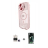 MARSİLYAN™- iPhone 14 Pro Max Kılıf Kıvılcım Modern Koleksiyonu - Siyah 360 Mat Full Body Arka Koruyucu + Bilvis Titan Kamera Lens - GS