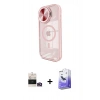 MARSİLYAN™- iPhone 14 Pro Max Kılıf Kıvılcım Modern Koleksiyonu - Siyah Bilvis 5in1 5D Magic Hayalet Cam Ekran Koruyucu + Bilvis Titan Kamera Lens - GD