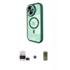 MARSİLYAN™- iPhone 14 Pro Max Kılıf Kıvılcım Modern Koleksiyonu - Siyah Joko Magic 5D Hayalet Cam + Bilvis Titan Kamera Lens - SH
