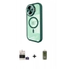 MARSİLYAN™- iPhone 14 Pro Max Kılıf Kıvılcım Modern Koleksiyonu - Siyah Joko Magic 5D Hayalet Cam + Bilvis Titan Kamera Lens - GS