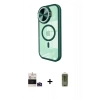 MARSİLYAN™- iPhone 14 Pro Max Kılıf Kıvılcım Modern Koleksiyonu - Siyah Joko Magic 5D Hayalet Cam + Bilvis Titan Kamera Lens - DNMR