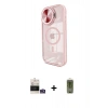 MARSİLYAN™- iPhone 14 Pro Max Kılıf Kıvılcım Modern Koleksiyonu - Siyah Joko Magic 5D Hayalet Cam + Bilvis Titan Kamera Lens - GS