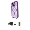 MARSİLYAN™- iPhone 14 Pro Max Kılıf Kıvılcım Modern Koleksiyonu - Siyah Joko Magic 5D Hayalet Cam + Raze Metal Kamera Lens - GD