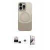 MARSİLYAN™- iPhone 14 Pro Max Kılıf Kozmos Form Özel Seri - Siyah Bilvis 3D Mat Cam Ekran Koruyucu + Bilvis Titan Kamera Lens - DNMR
