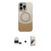 MARSİLYAN™- iPhone 14 Pro Max Kılıf Kozmos Form Özel Seri - Siyah Bilvis 3D Mat Cam Ekran Koruyucu + Bilvis Titan Kamera Lens - GD