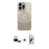 MARSİLYAN™- iPhone 14 Pro Max Kılıf Kozmos Form Özel Seri - Siyah Bilvis 3D Mat Cam Ekran Koruyucu + Bilvis Titan Kamera Lens - GD