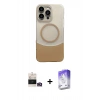 MARSİLYAN™- iPhone 14 Pro Max Kılıf Kozmos Form Özel Seri - Siyah Bilvis 5in1 3D Magic Cam Ekran Koruyucu + Bilvis Titan Kamera Lens - GD