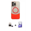 MARSİLYAN™- iPhone 14 Pro Max Kılıf Kozmos Form Özel Seri - Siyah Bilvis 5in1 5D Magic Hayalet Cam Ekran Koruyucu + Bilvis Titan Kamera Lens - GS