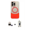 MARSİLYAN™- iPhone 14 Pro Max Kılıf Kozmos Form Özel Seri - Siyah Bilvis Hayalet Cam Ekran Koruyucu + Bilvis Titan Kamera Lens - GS