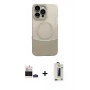 MARSİLYAN™- iPhone 14 Pro Max Kılıf Kozmos Form Özel Seri - Siyah Bilvis Hayalet Cam Ekran Koruyucu + Bilvis Titan Kamera Lens - DNMR