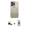 MARSİLYAN™- iPhone 14 Pro Max Kılıf Kozmos Form Özel Seri - Siyah Bilvis Hayalet Cam Ekran Koruyucu + Bilvis Titan Kamera Lens - GD