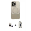 MARSİLYAN™- iPhone 14 Pro Max Kılıf Kozmos Form Özel Seri - Siyah Bilvis Hayalet Cam Ekran Koruyucu + Bilvis Titan Kamera Lens - GS