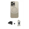 MARSİLYAN™- iPhone 14 Pro Max Kılıf Kozmos Form Özel Seri - Siyah Bilvis Hayalet Cam Ekran Koruyucu + Raze Metal Kamera Lens - GS