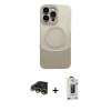 MARSİLYAN™- iPhone 14 Pro Max Kılıf Kozmos Form Özel Seri - Siyah Bilvis Hayalet Cam Ekran Koruyucu + Raze Metal Kamera Lens - GD