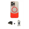 MARSİLYAN™- iPhone 14 Pro Max Kılıf Kozmos Form Özel Seri - Siyah Bilvis Hayalet Cam Ekran Koruyucu + Raze Metal Kamera Lens - GD