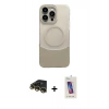 MARSİLYAN™- iPhone 14 Pro Max Kılıf Kozmos Form Özel Seri - Siyah Joko 5D Cam + Gold Raze Metal Kamera Lens