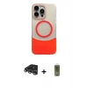 MARSİLYAN™- iPhone 14 Pro Max Kılıf Kozmos Form Özel Seri - Siyah Joko Magic 5D Hayalet Cam + Gümüş Raze Metal Kamera Lens