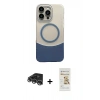 MARSİLYAN™- iPhone 14 Pro Max Kılıf Kozmos Form Özel Seri - Siyah Mat Seramik Nano Ekran Koruyucu + Raze Metal Kamera Lens - GS