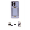 MARSİLYAN™- iPhone 14 Pro Max Kılıf Kozmos Minimal Prime - Siyah Bilvis 3D Mat Cam Ekran Koruyucu + Bilvis Titan Kamera Lens - DNMR