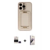 MARSİLYAN™- iPhone 14 Pro Max Kılıf Kozmos Minimal Prime - Siyah Bilvis 3D Mat Cam Ekran Koruyucu + Bilvis Titan Kamera Lens - DNMR