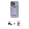 MARSİLYAN™- iPhone 14 Pro Max Kılıf Kozmos Minimal Prime - Siyah Bilvis 3D Mat Cam Ekran Koruyucu + Siyah Bilvis Titan Kamera Lens