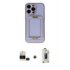MARSİLYAN™- iPhone 14 Pro Max Kılıf Kozmos Minimal Prime - Siyah Bilvis Hayalet Cam Ekran Koruyucu + Bilvis Titan Kamera Lens - DNMR