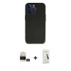 MARSİLYAN™- iPhone 14 Pro Max Kılıf Kozmos Yansıma Özel Seri - Şeffaf Pasifik Cam Ekran Koruyucu + Bilvis Titan Kamera Lens - GS